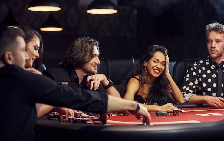 dewatogel vip live casino table on mobile showing blackjack dealer and betting interface